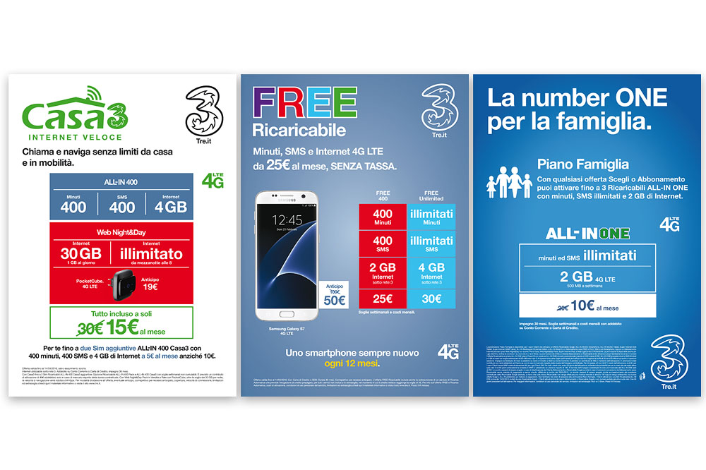 Al Giro d'Italia si pedala con 3