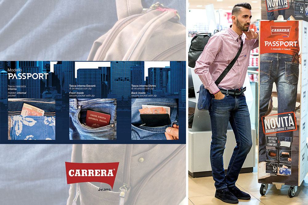 PittaRosso, spazio ai jeans Carrera