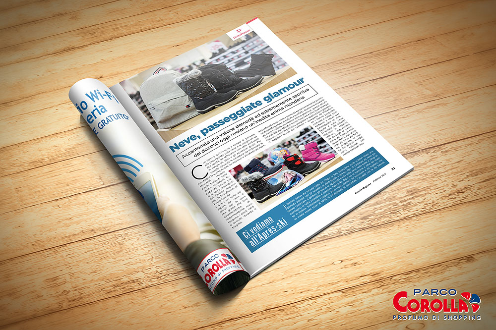 Neve, passeggiate glamour