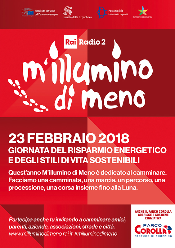 M'illumino di meno 2018