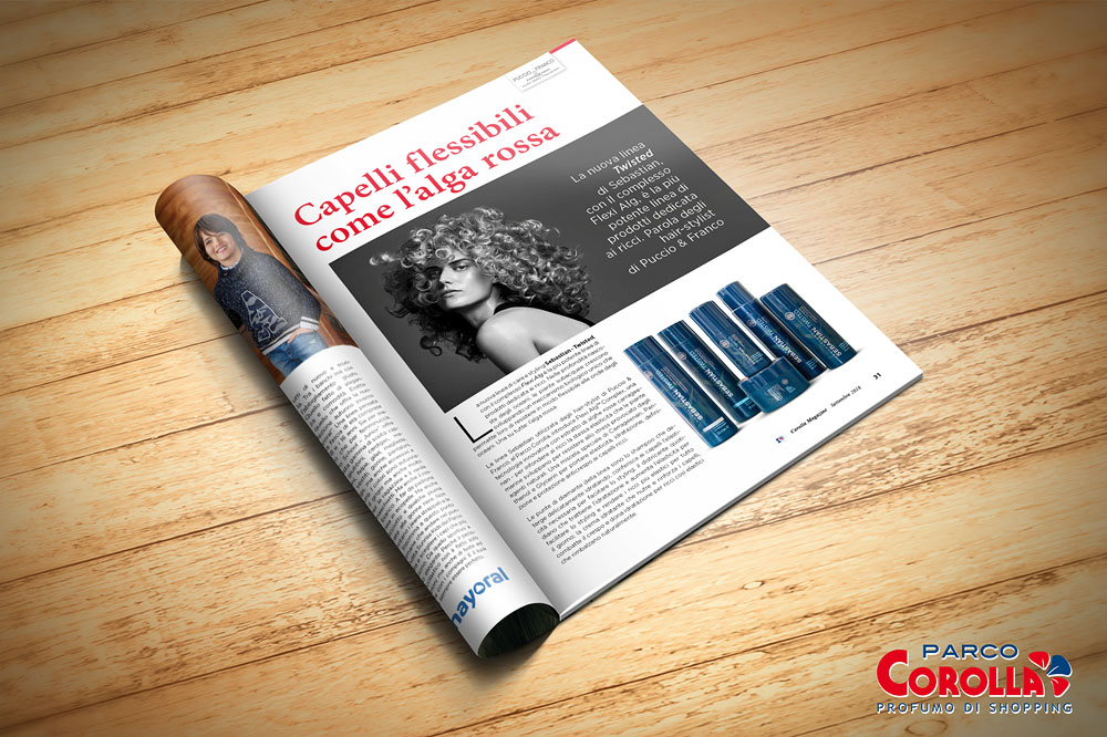 Capelli flessibili come l’alga rossa