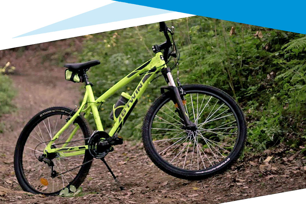 In sella con 'Rockrider'