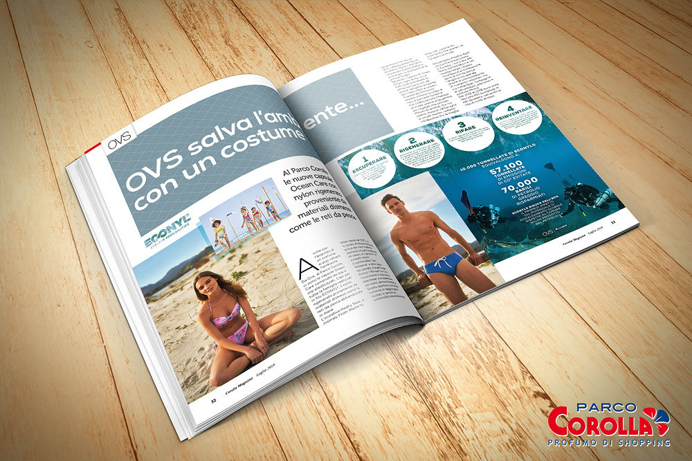 OVS salva l’ambiente… con un costume