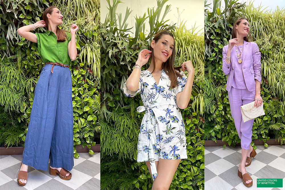 100% lino, 100% stile Benetton
