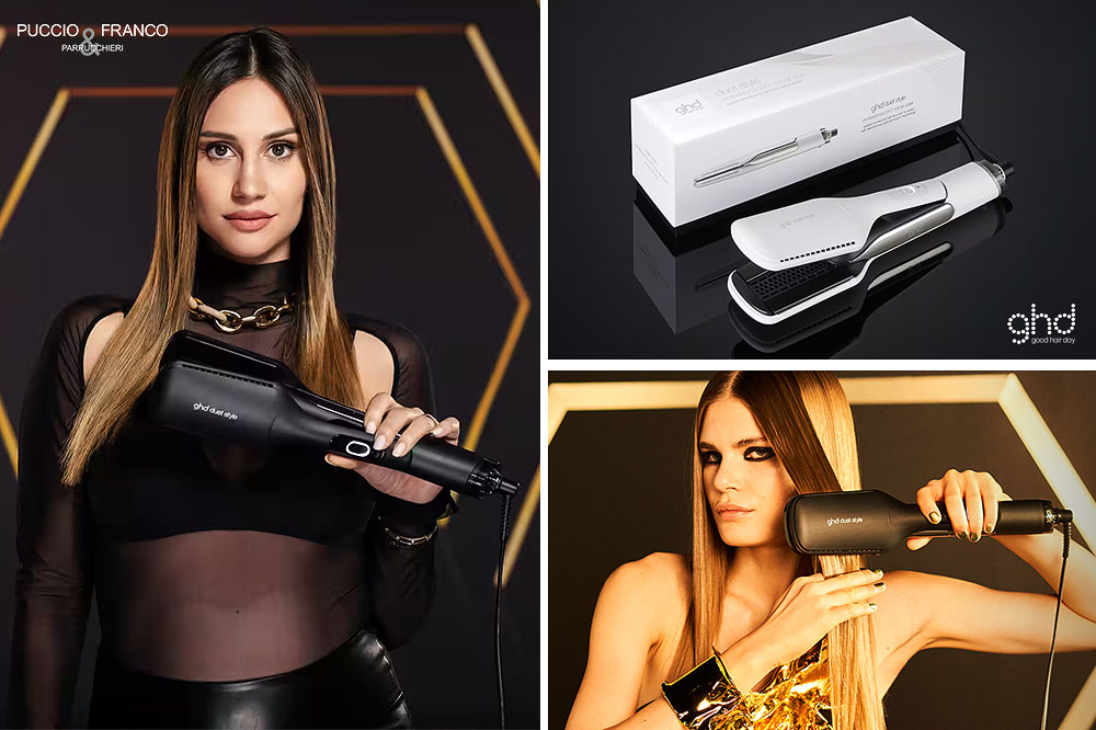 La piastra che asciuga i capelli