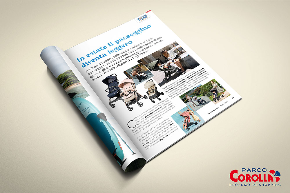 In estate il passeggino diventa leggero