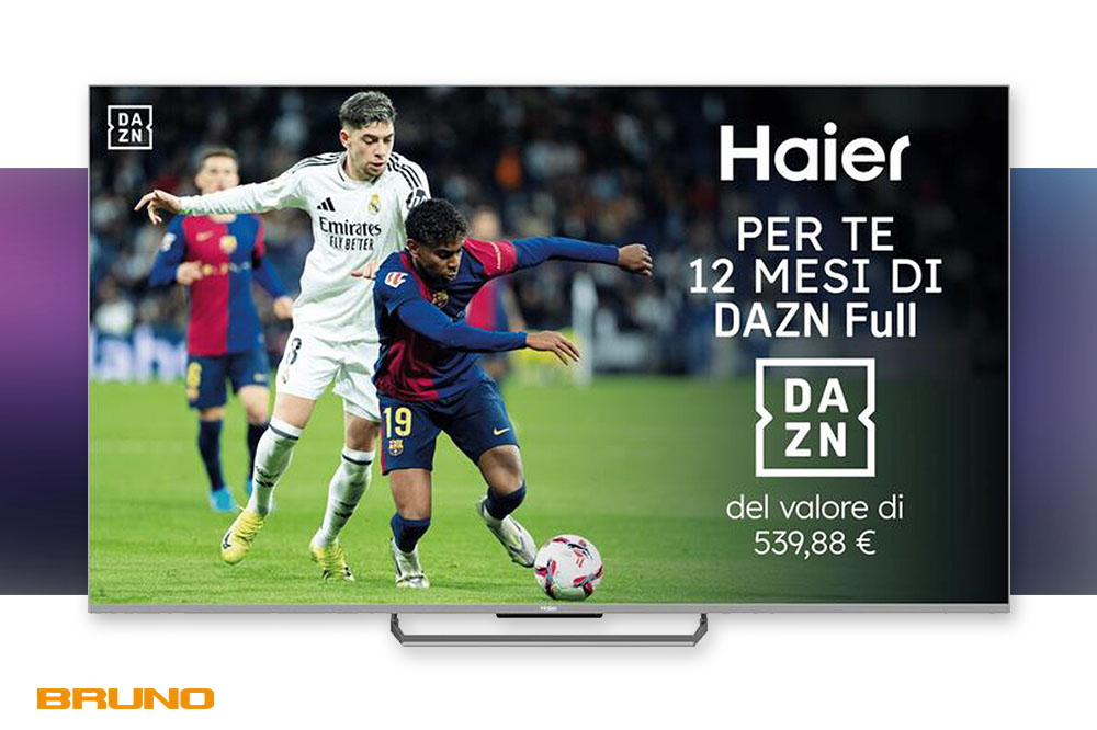 Nuove Smart TV Haier Mini LED 4K da Bruno al Corolla