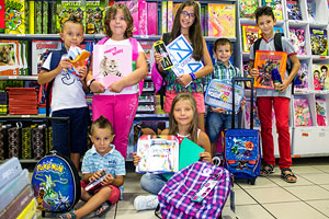 Io studio con il sorriso