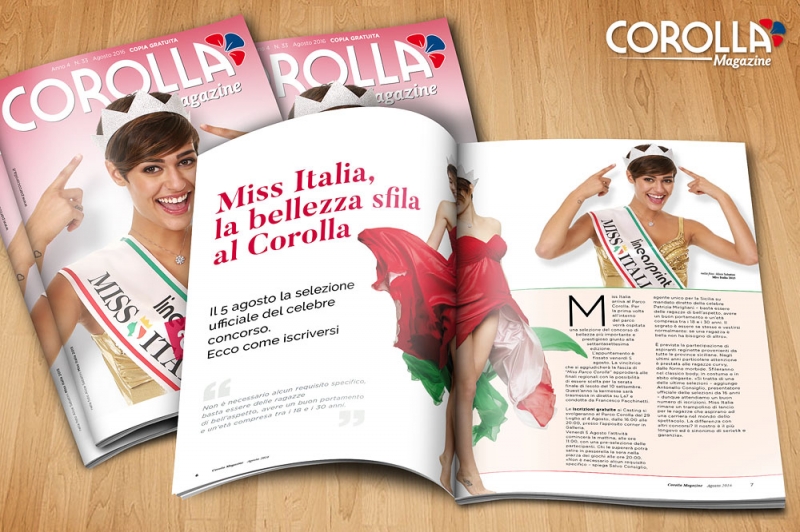 Miss Italia, la bellezza sfila al Parco Corolla