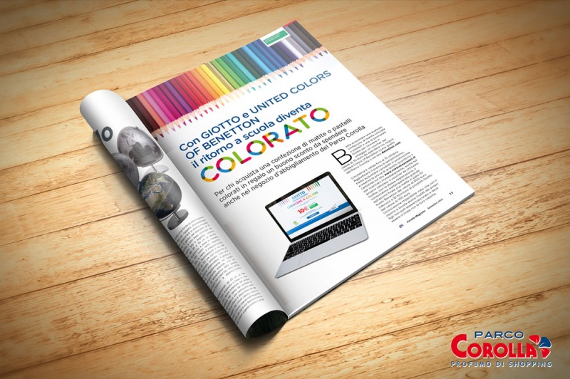 Con Giotto e Benetton il ritorno a scuola diventa colorato