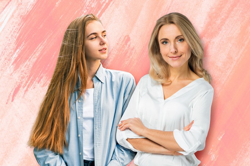 Mamma e figlia mettono… la testa a posto